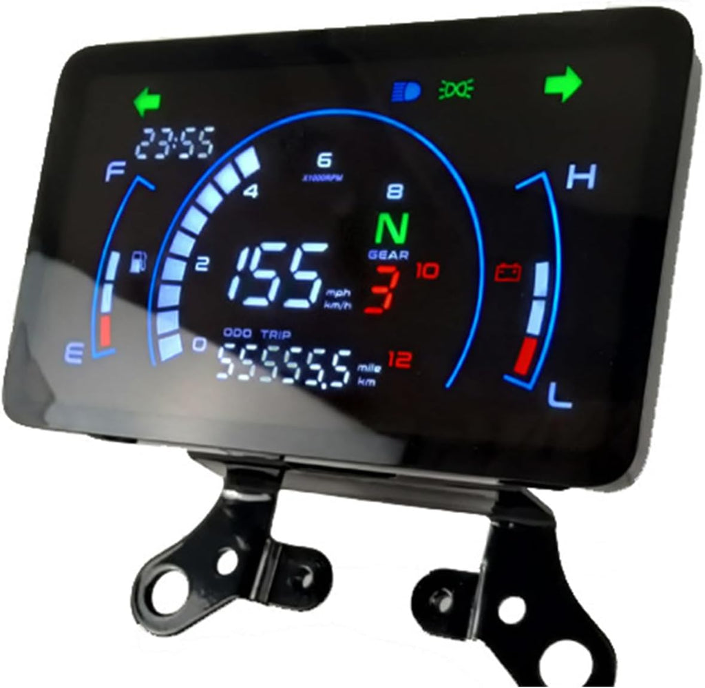 digital tablero para moto velocimetro tacometro for（Honda TORNADO XR250、Vento Ryder 3.0 Xpress Workman 150）