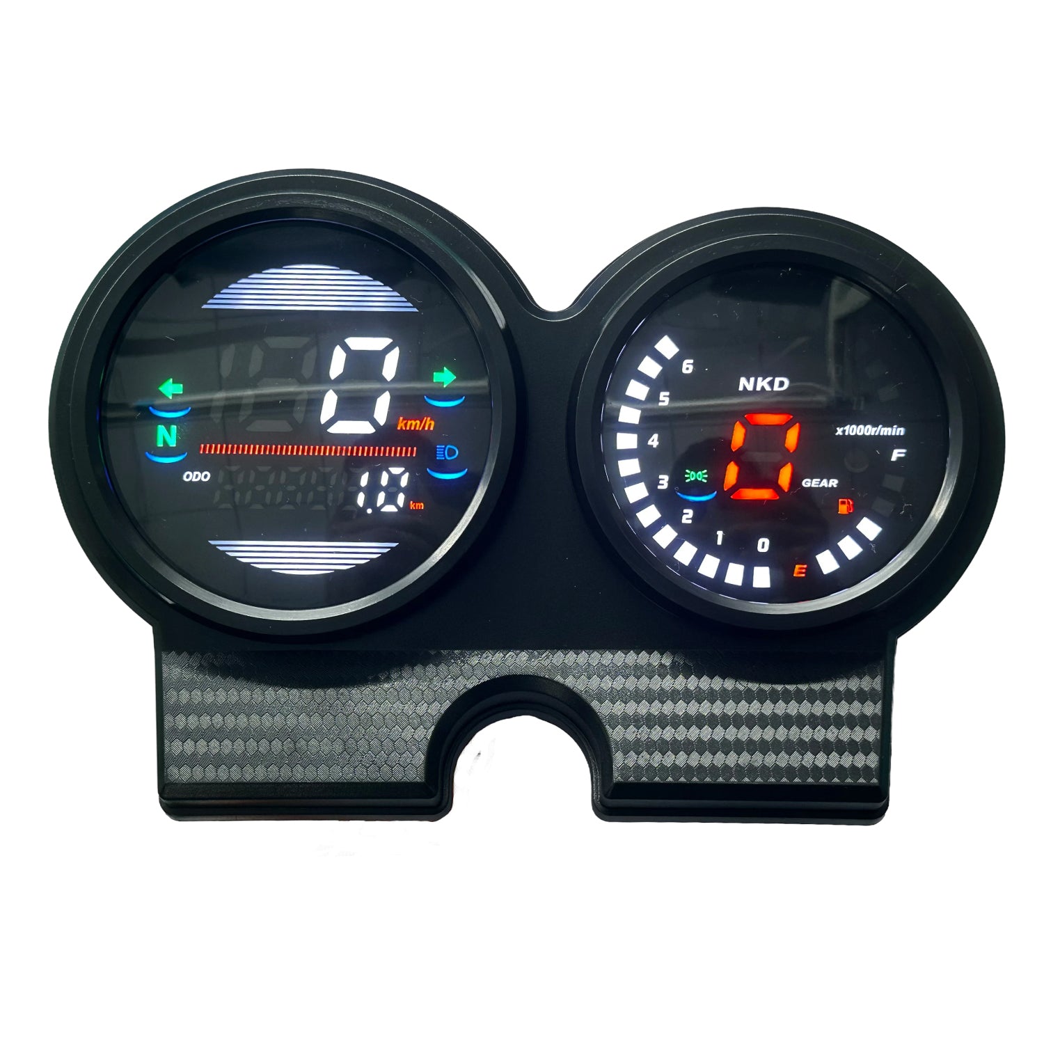 digital tablero para moto velocimetro tacometro for（AKT NKD 125 150 EX75、 Honda TIGER 2000、 Italika Ft150 Gts、 Kasinski seta 125 e 150、 Victory Bomber 125、 Shineray Worker 125）