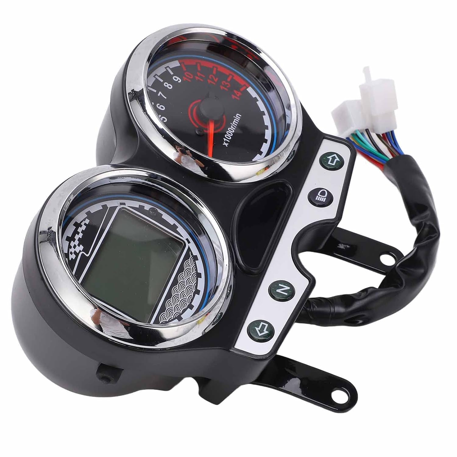 digital tablero para moto velocimetro tacometro for（Suzuki Yes 125、Suzuki En125 En150 Gs125、Suzuki Thunder 125、Suzuki Gsr 150i、suzuki en125-2a，Suzuki RGS 150i）