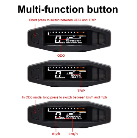 universal digital tablero para moto velocimetro tacometro for（Rusi KRY200、KRY150、Honda CRF 150/crf 250、Suzuki RM Z250、RM Z450 4.Yamaha yz125/yz250、KTM300、KTM300 EXC、KTM300 EXC F、KTM500 EXC、Russian KR200）