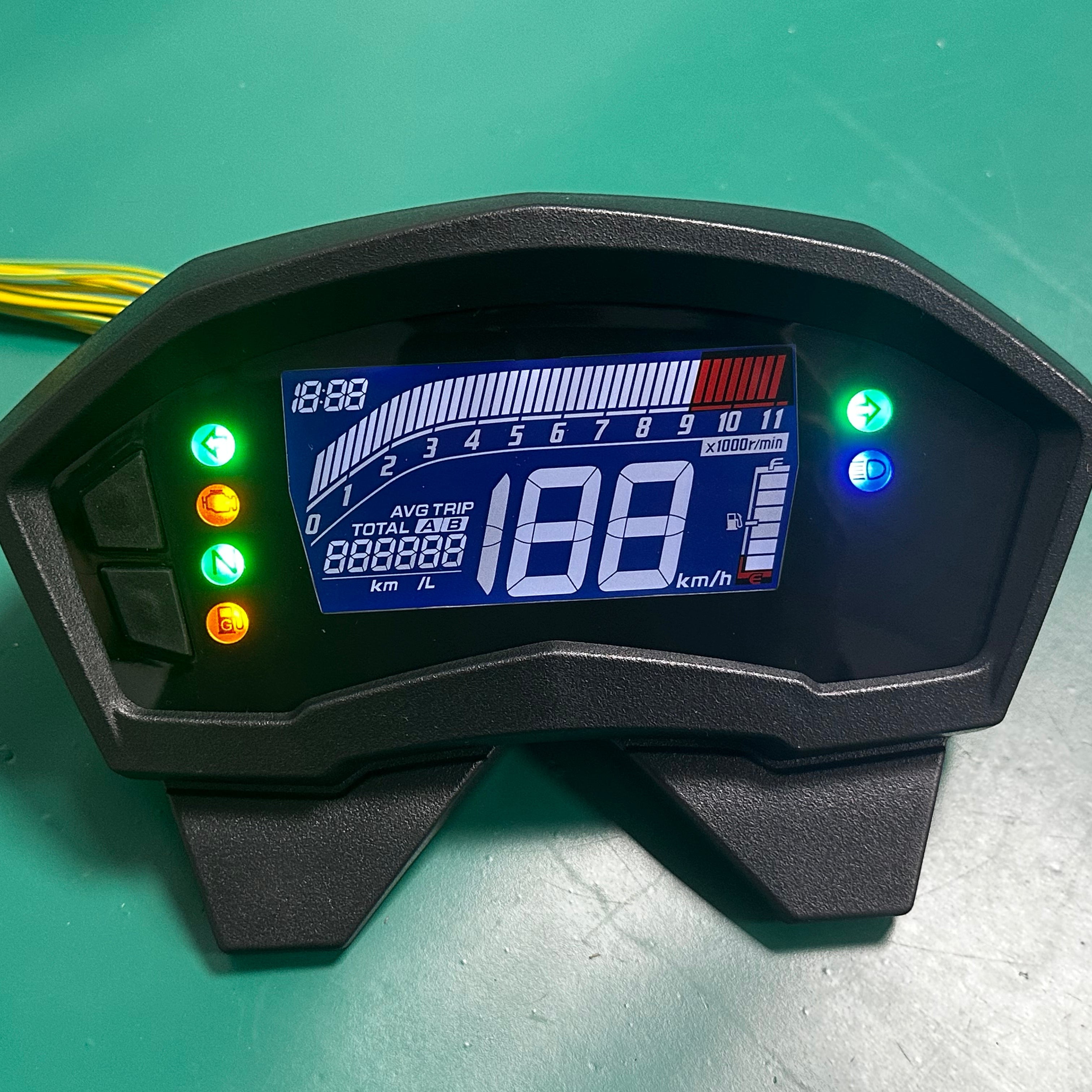 digital tablero para moto velocimetro tacometro for（Honda Cb 250F Twister S/Abs(2016 2017 2018)）