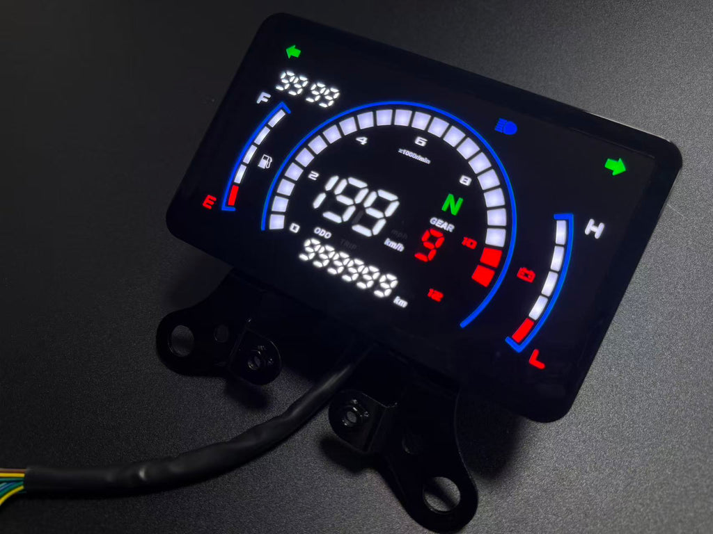 digital tablero para moto velocimetro tacometro for（Honda TORNADO XR250、Vento Ryder 3.0 Xpress Workman 150）