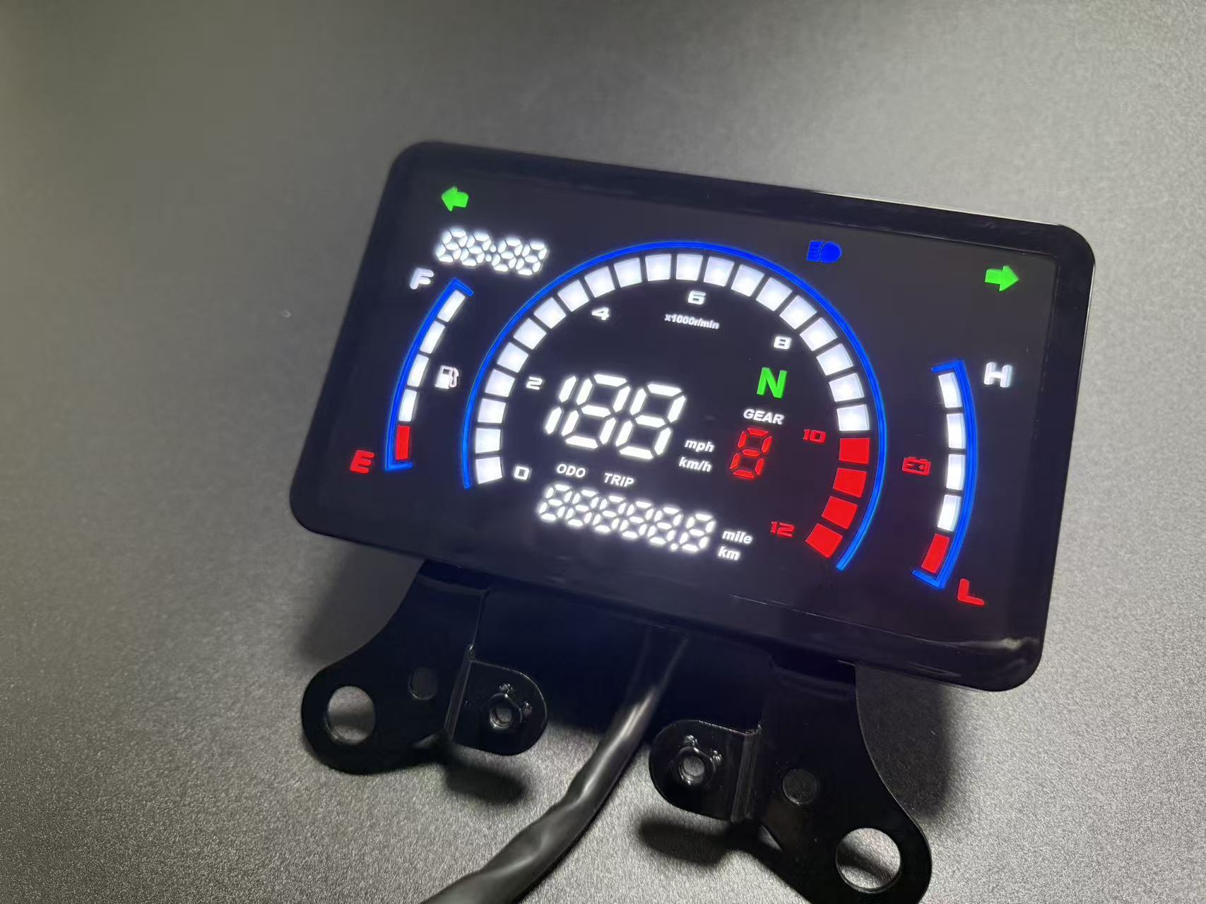 digital tablero para moto velocimetro tacometro for（Honda TORNADO XR250、Vento Ryder 3.0 Xpress Workman 150）