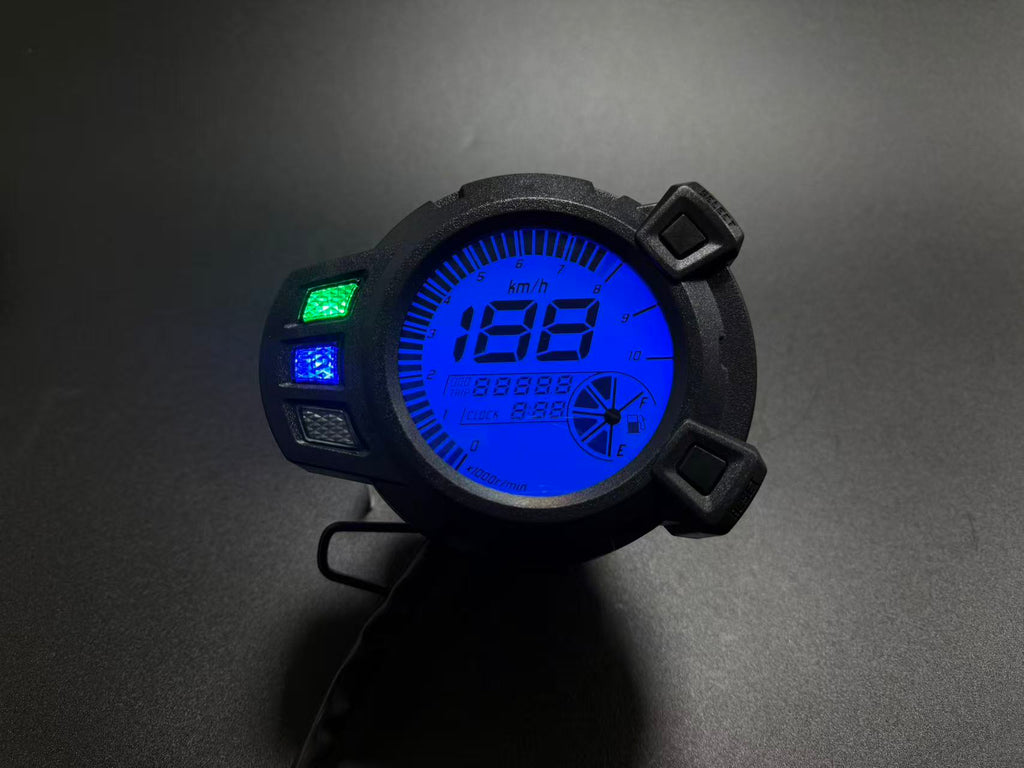 universal digital tablero para moto velocimetro tacometro for（Yamaha Zuma125、BWS125、YW125，Kymco Agility 125、XBWS 125，Cross 2.0 125 ccm rot，DUCONDA DUX 150，speedo/Digitalmeter KTC xride (TTX) di fino fi 115）