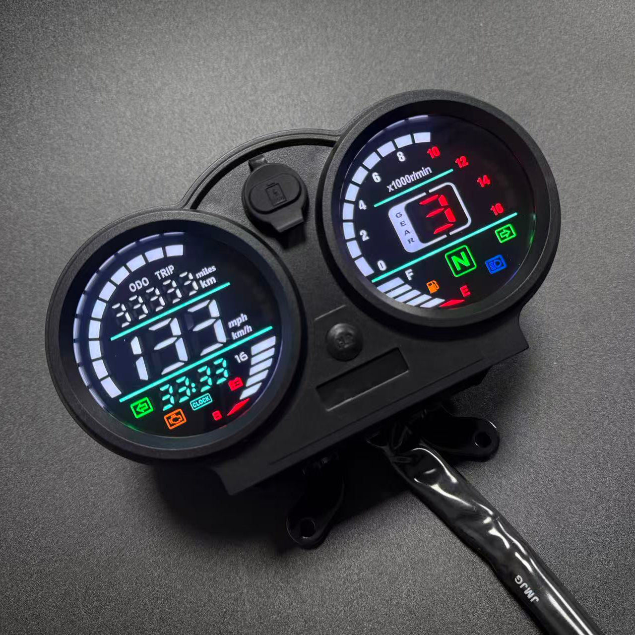 digital tablero para moto velocimetro tacometro for（Bera sbr150）