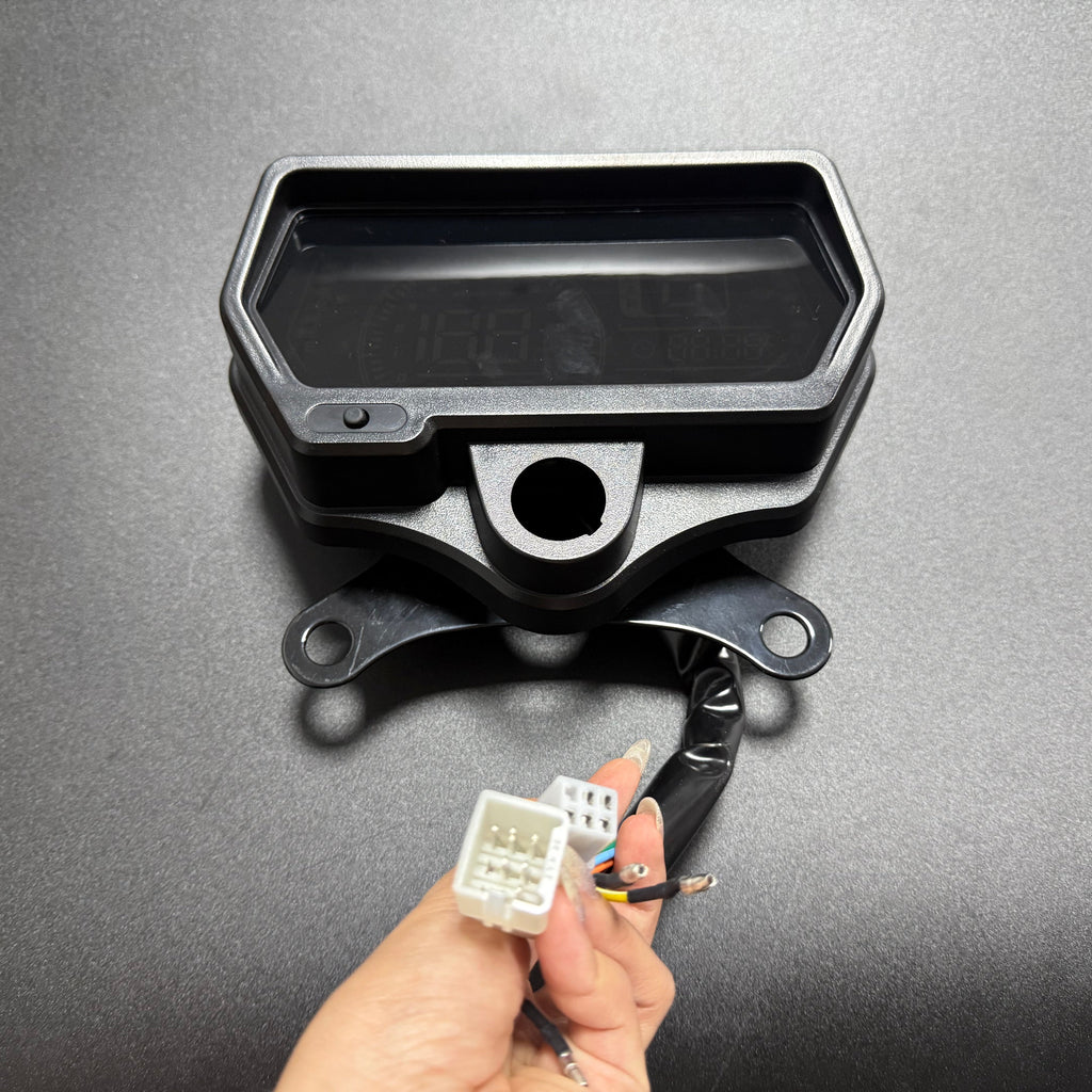 digital tablero para moto velocimetro tacometro for（CG125 （Honda CG125、Honda TMX125、  RUSI Macho Tc 125/150、Skygo 125 ）、HONDA TMX ALPHA 125、escuda EM 200、AVA150、Bera SBR150）