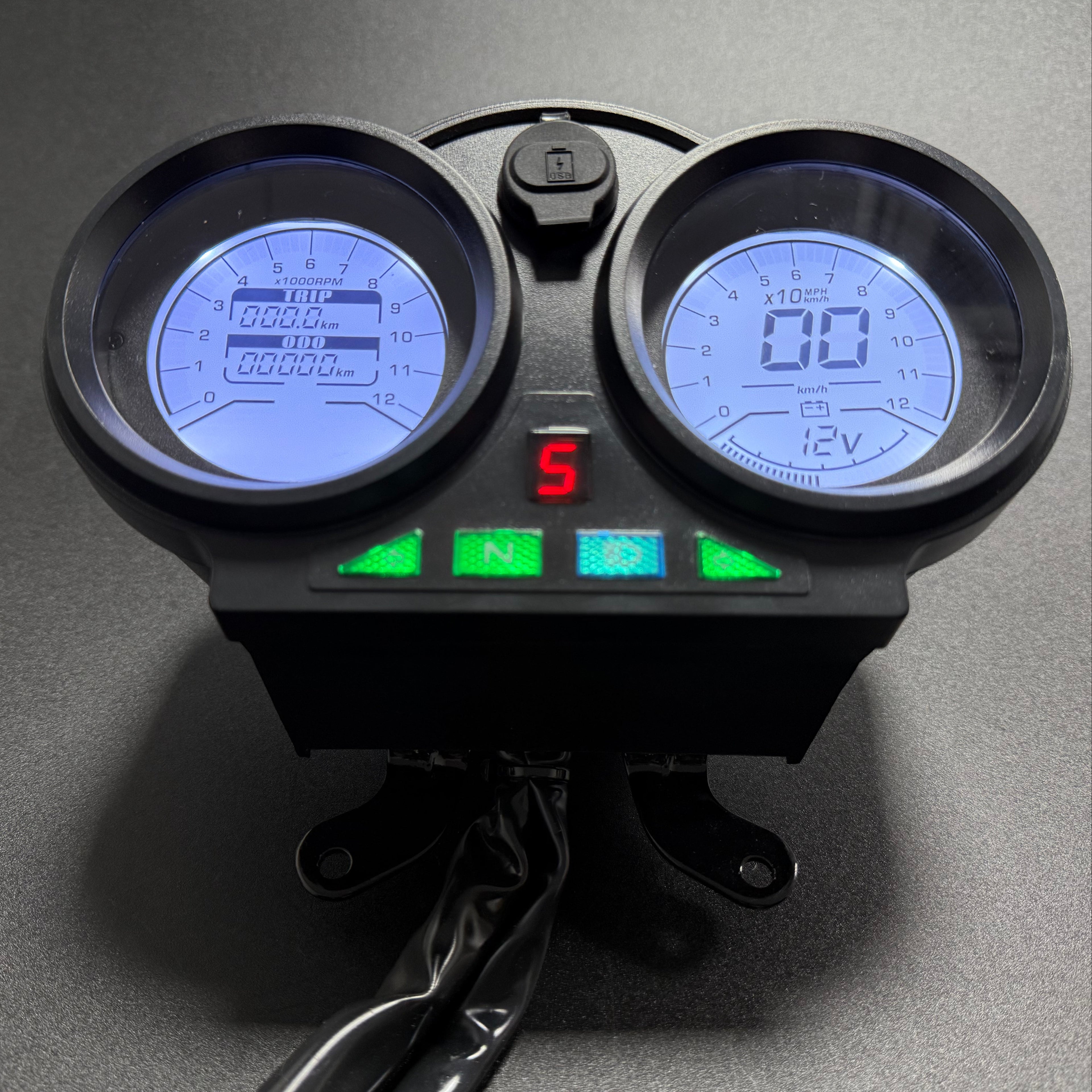 digital tablero para moto velocimetro tacometro for（Bera SBR150(Bera Moto 150cc CG)）