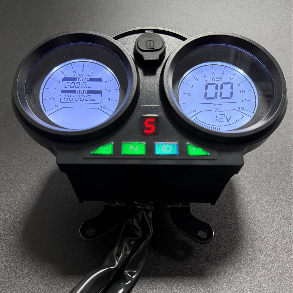 digital tablero para moto velocimetro tacometro for（Bera SBR150(Bera Moto 150cc CG)）