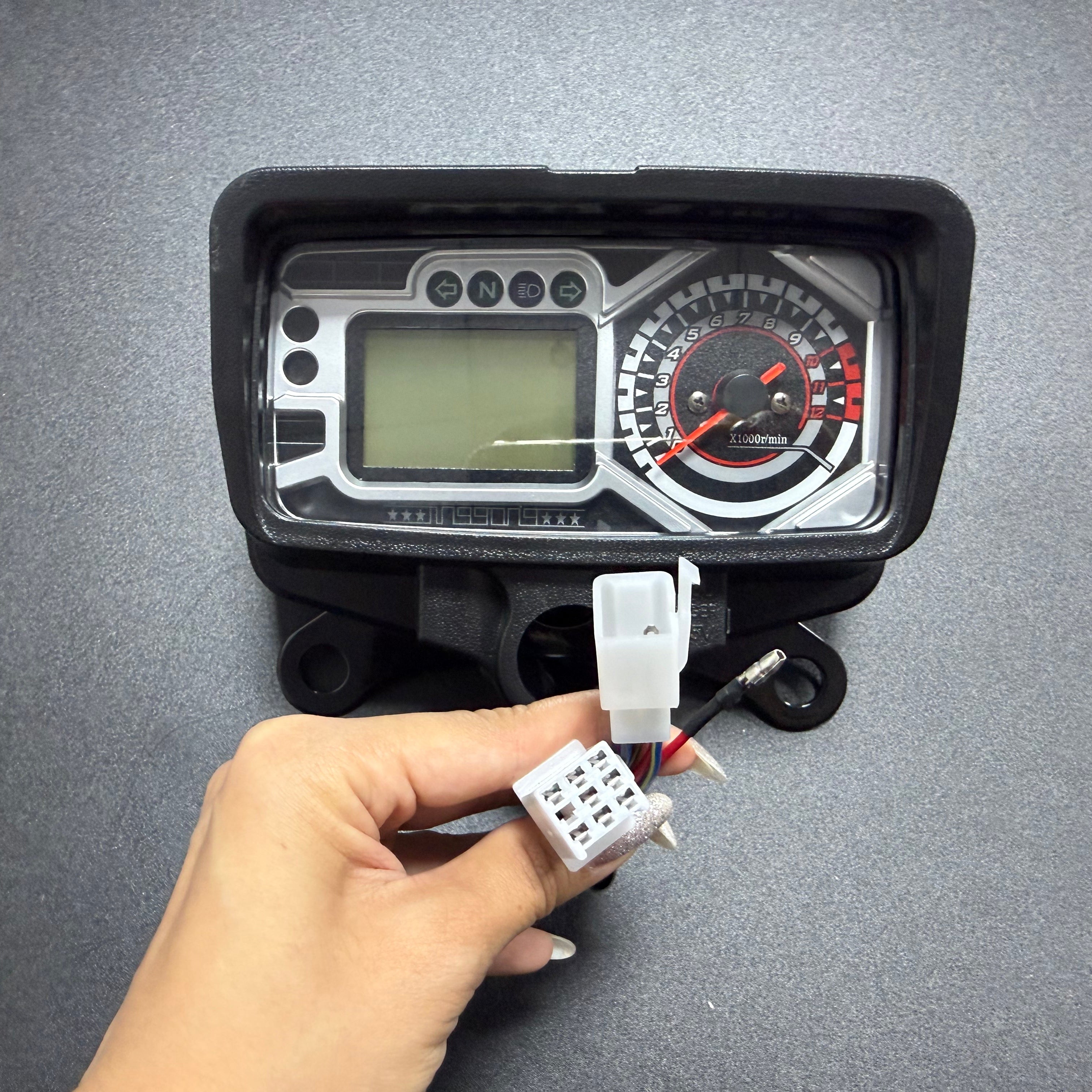 digital tablero para moto velocimetro tacometro for（Honda CG125、Honda TMX125、  RUSI Macho Tc 125/150、Skygo Prince 125、Italika Ex125 Forza 125 Ft125）