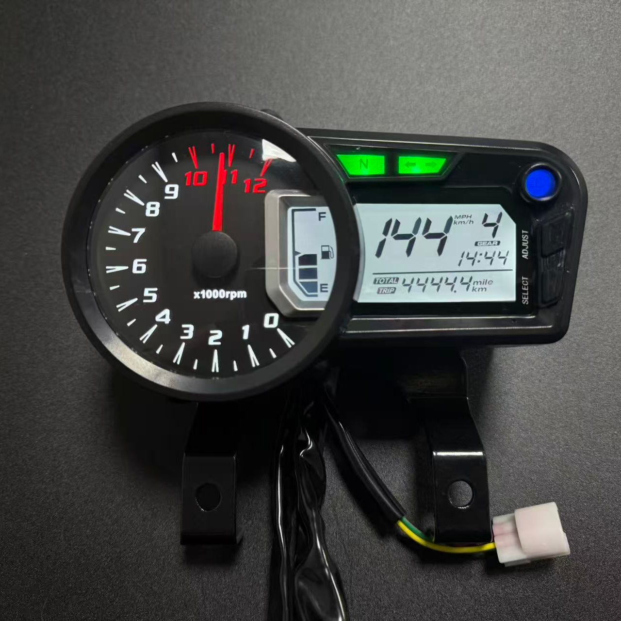 digital tablero para moto velocimetro tacometro for（Keeway RKV 125 200、Benelli vlx 150\Junak 125 S、vento tornado 300、keeway 150 rk、Vento Tornado 250）