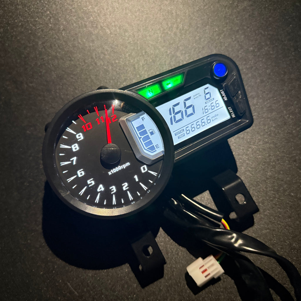 digital tablero para moto velocimetro tacometro for（Keeway RKV 125 200、Benelli vlx 150\Junak 125 S、vento tornado 300、keeway 150 rk、Vento Tornado 250）