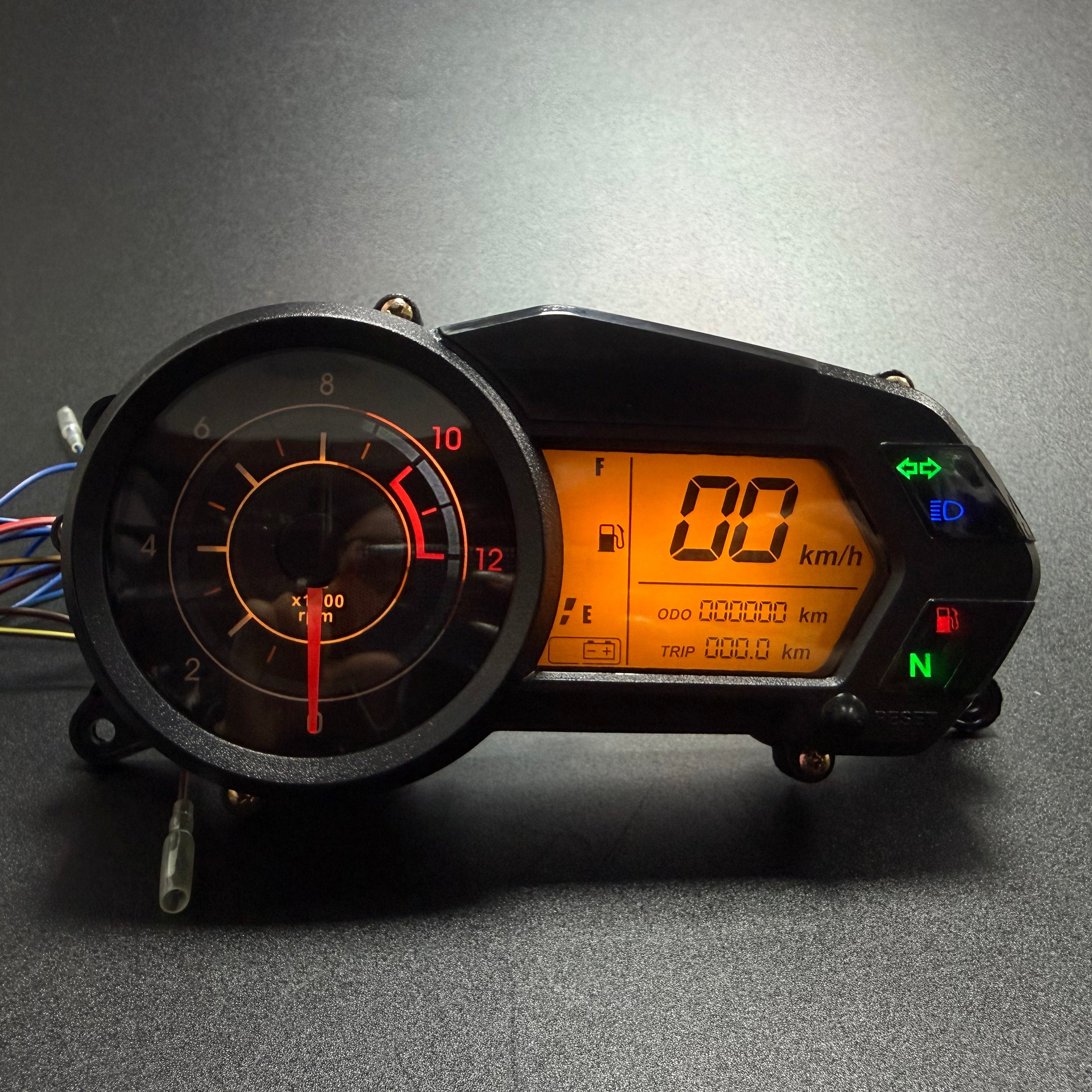 digital tablero para moto velocimetro tacometro for（Bajaj pulsar 135 LS Kawasaki Rouser 135LS Kawasaki Rouser NS125Fi）