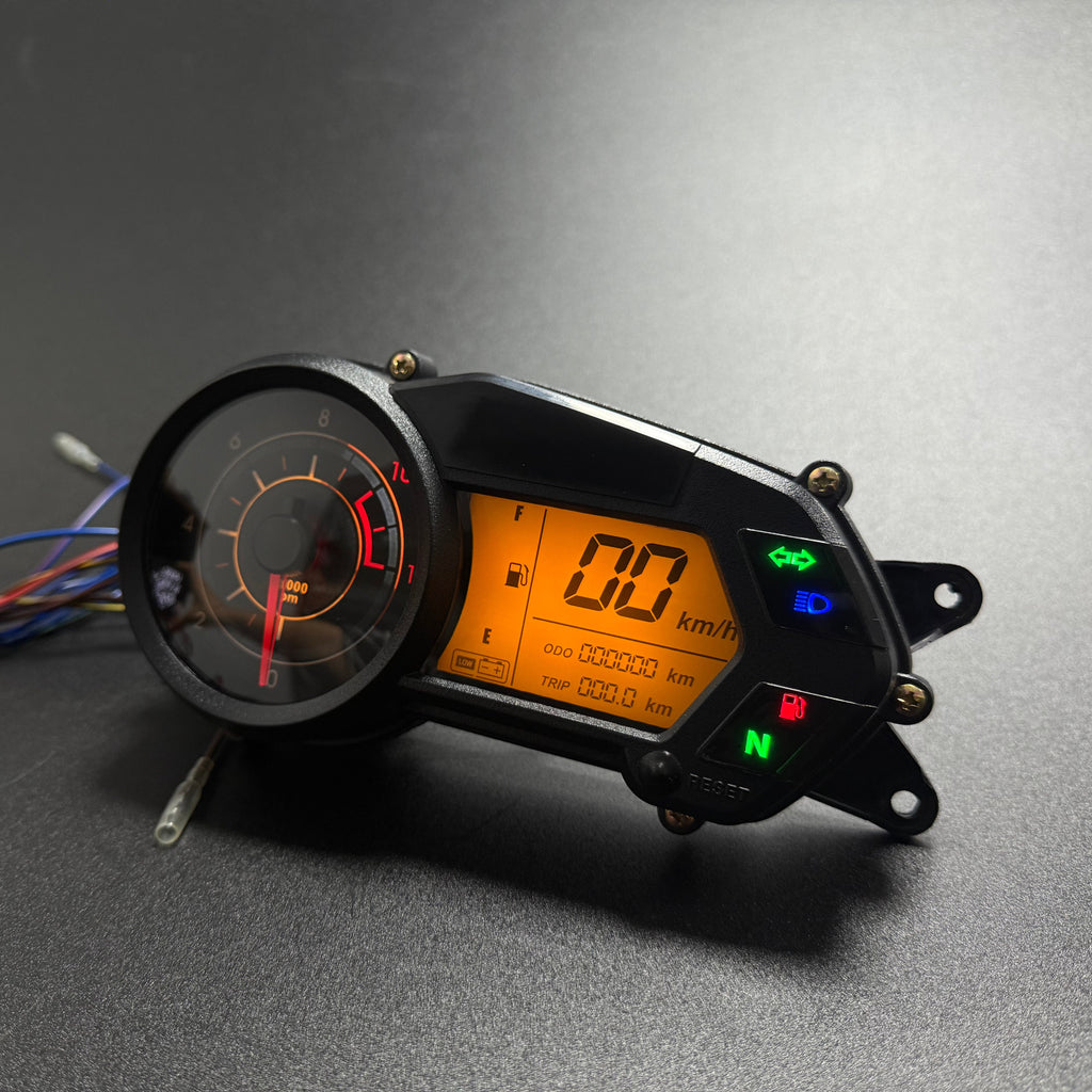 digital tablero para moto velocimetro tacometro for（Bajaj pulsar 135 LS Kawasaki Rouser 135LS Kawasaki Rouser NS125Fi）