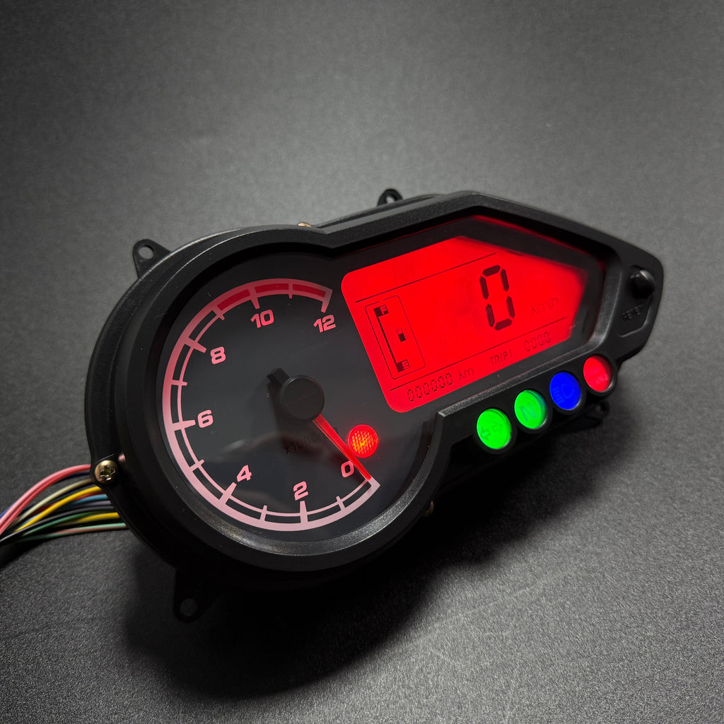 digital tablero para moto velocimetro tacometro for（BAJAJ Pulsar  125 150 180 200 220NS）