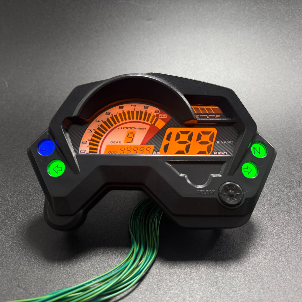 digital tablero para moto velocimetro tacometro for（Yamaha FZ16、FZV1、200cc Tryker Trike Scooter Gas Moped、Romet rxc 125、yamaha fazer 150）