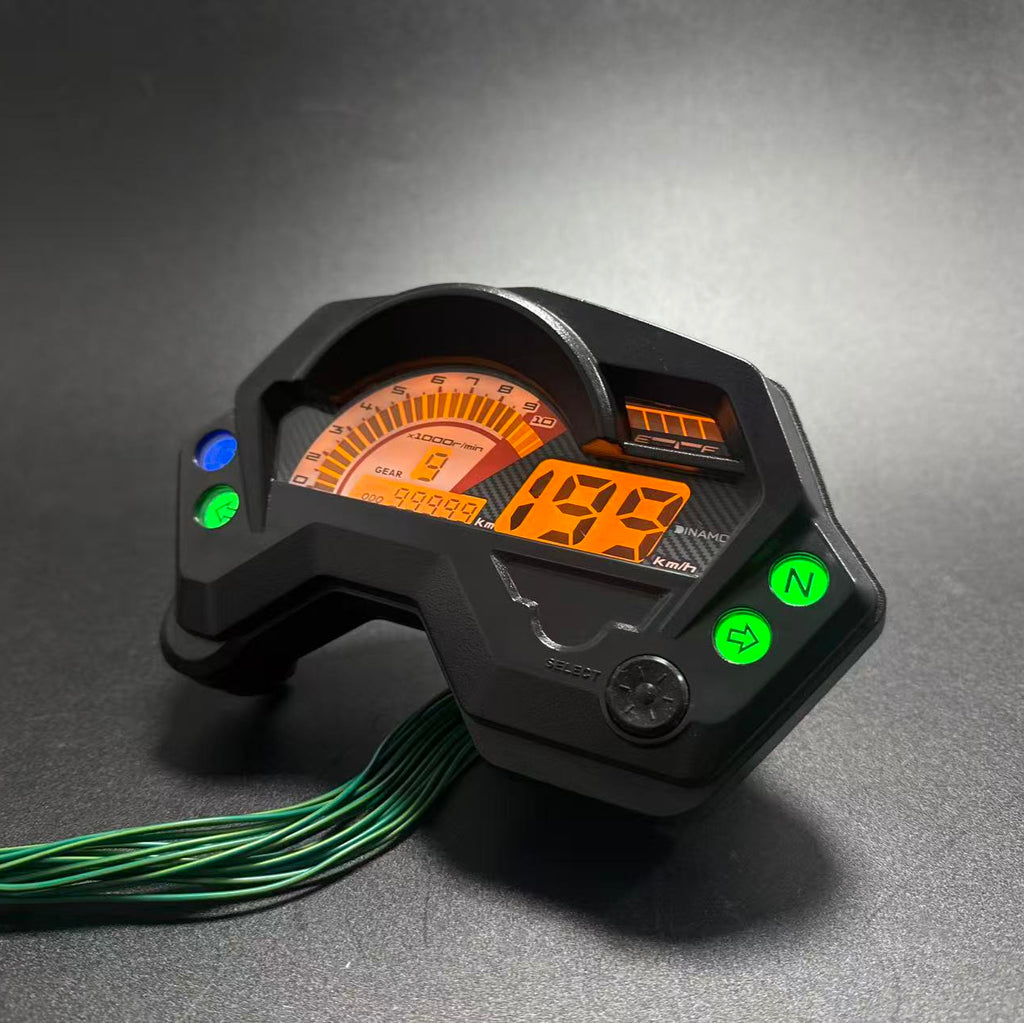 digital tablero para moto velocimetro tacometro for（Yamaha FZ16、FZV1、200cc Tryker Trike Scooter Gas Moped、Romet rxc 125、yamaha fazer 150）