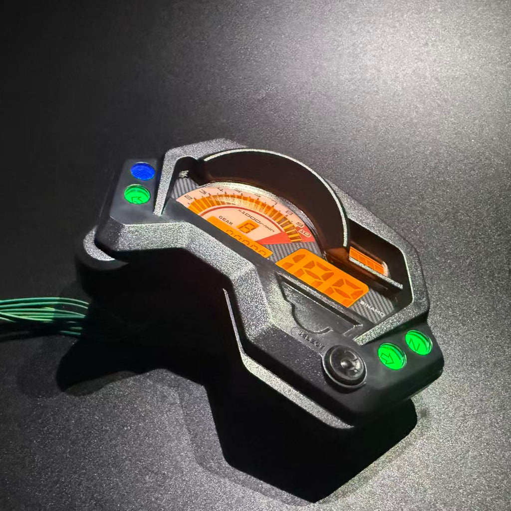digital tablero para moto velocimetro tacometro for（Yamaha FZ16、FZV1、200cc Tryker Trike Scooter Gas Moped、Romet rxc 125、yamaha fazer 150）