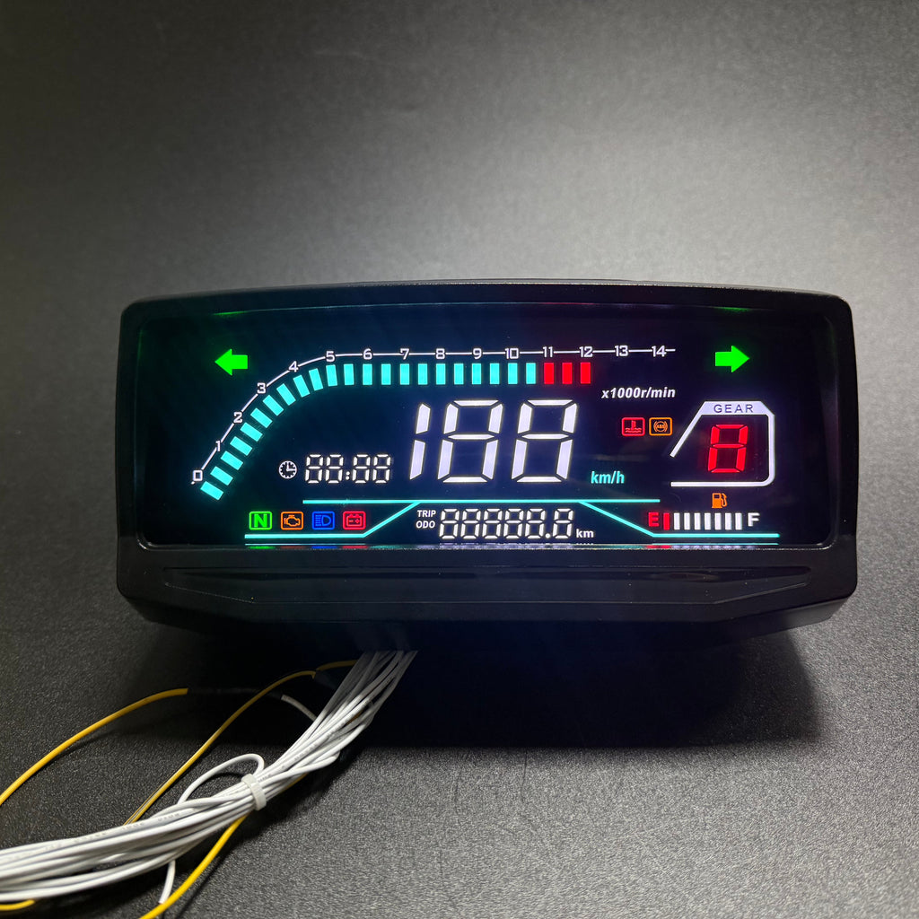 digital tablero para moto velocimetro tacometro for（Wuyang-Honda WY 125, GL PRO125, Keeway Horse 150 150cc、 Honda CGL 125、Wanxin WY 150、Honda GL PRO、Honda GL MAX、ZS150-6、Lifan LF150、HONDA NL125、Velorex VX 125S、WX150-A 150）