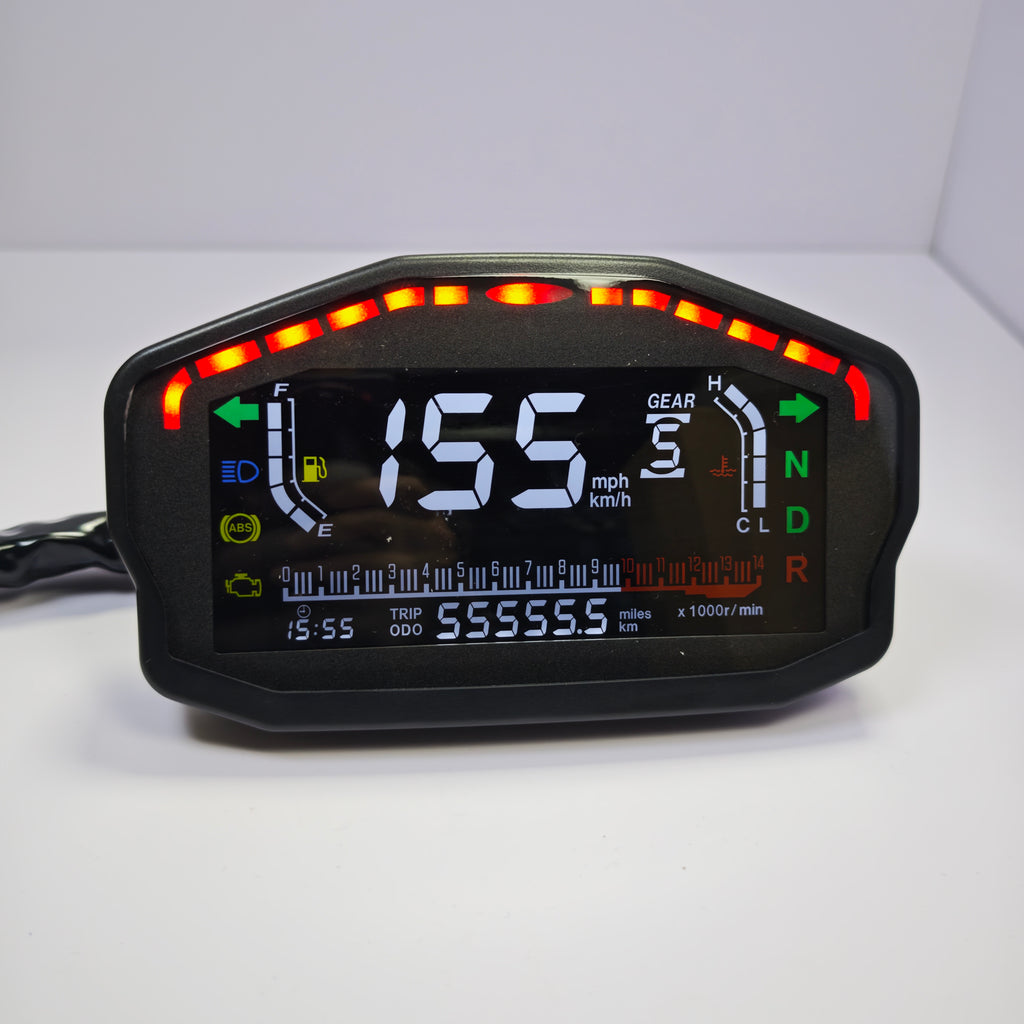 universal digital tablero para moto velocimetro tacometro for（Ducati，Kawasaki，Yamaha，Bera BR150, TX200, Arsen 150, Skygo 150，Honda CG125/150, Titan, CGL, XR，UM, Empire Keeway）