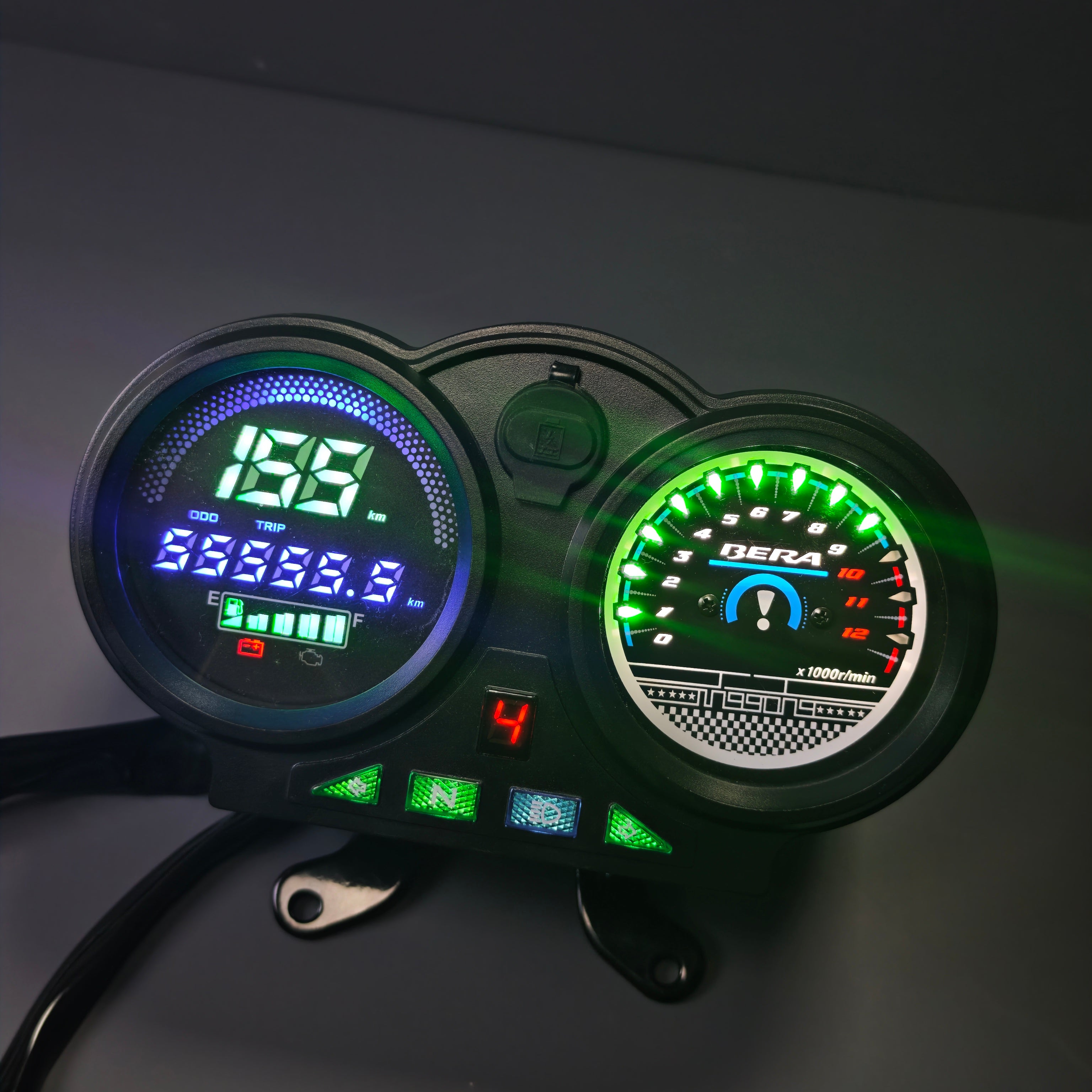 digital tablero para moto velocimetro tacometro for（Bera sbr150）