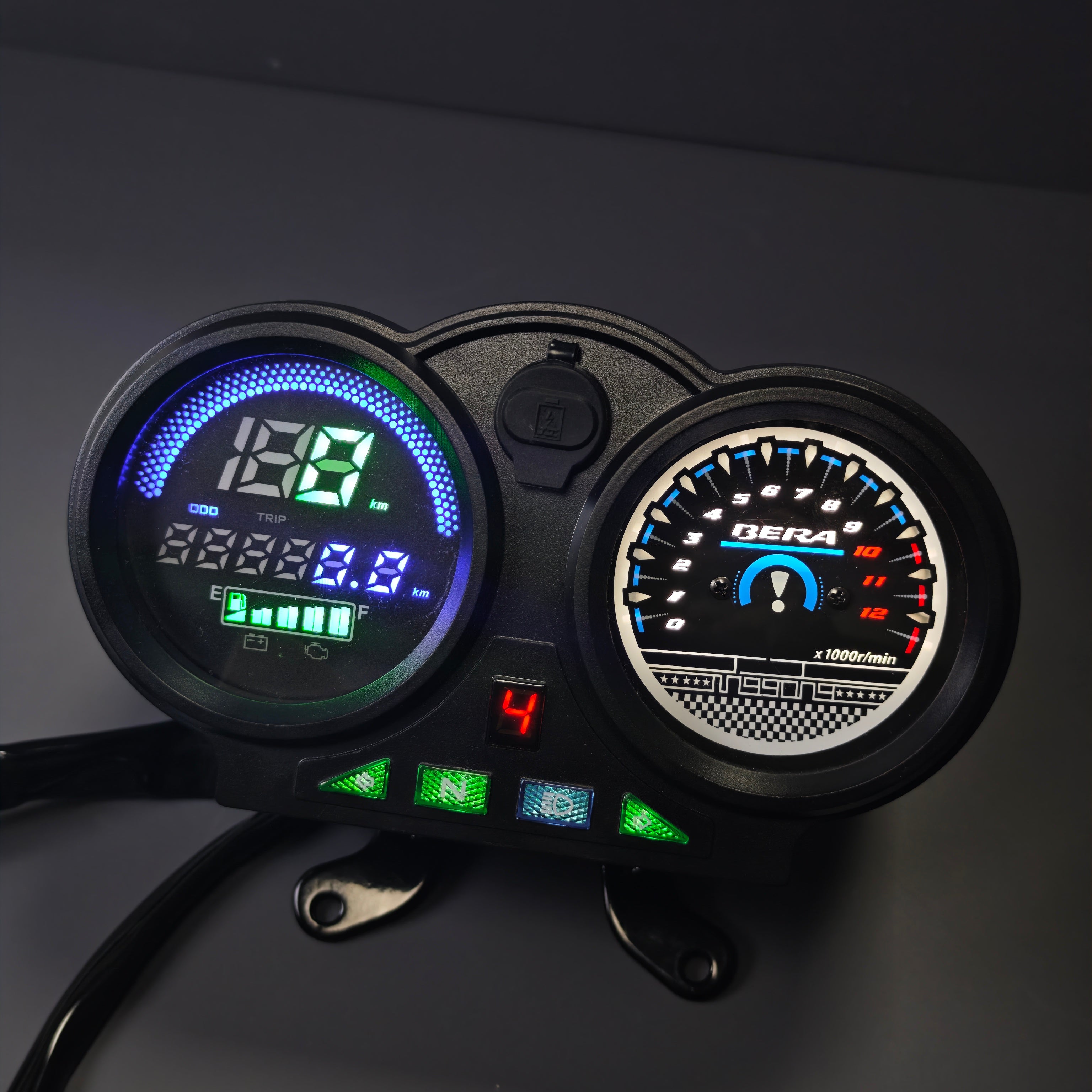 digital tablero para moto velocimetro tacometro for（Bera sbr150）