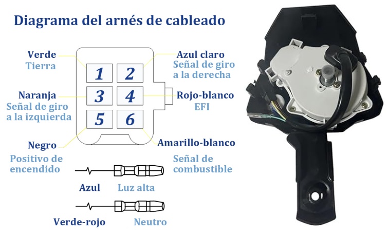 digital tablero para moto velocimetro tacometro for（Honda Navi 110/110cc/B）