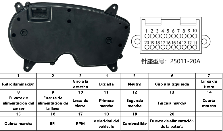 digital tablero para moto velocimetro tacometro for（TVS Apache RTR 160,TVS Apache RTR 180）