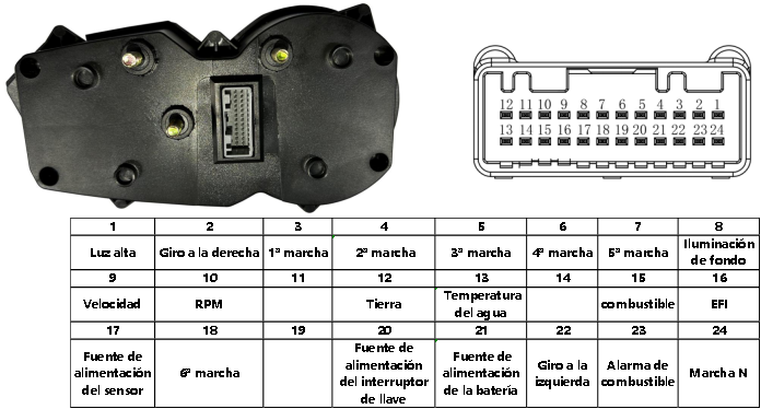 digital tablero para moto velocimetro tacometro for（Vento Lithium 190 cc、 Lithium 150、Hornet GT 200、Mondial 180 Z ONE S 2014-2019、Lexmoto zsx 125cc、Wanxin Rebel 200 2022、Ryuka RK200、FREEDOM F51、Tablero NEXUS 150CG、Akt Ttr 180）