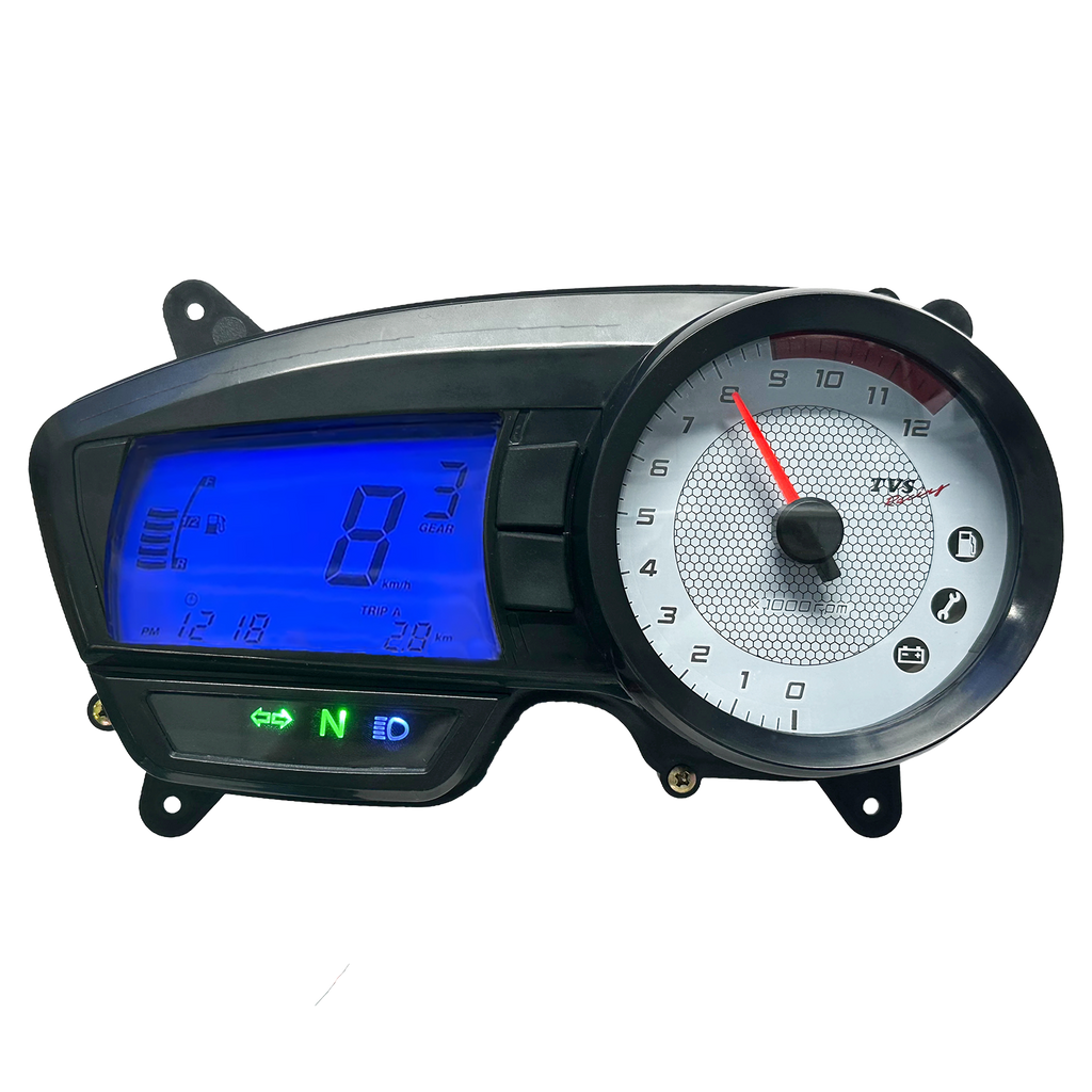 digital tablero para moto velocimetro tacometro for（TVS Apache RTR 160,TVS Apache RTR 180）
