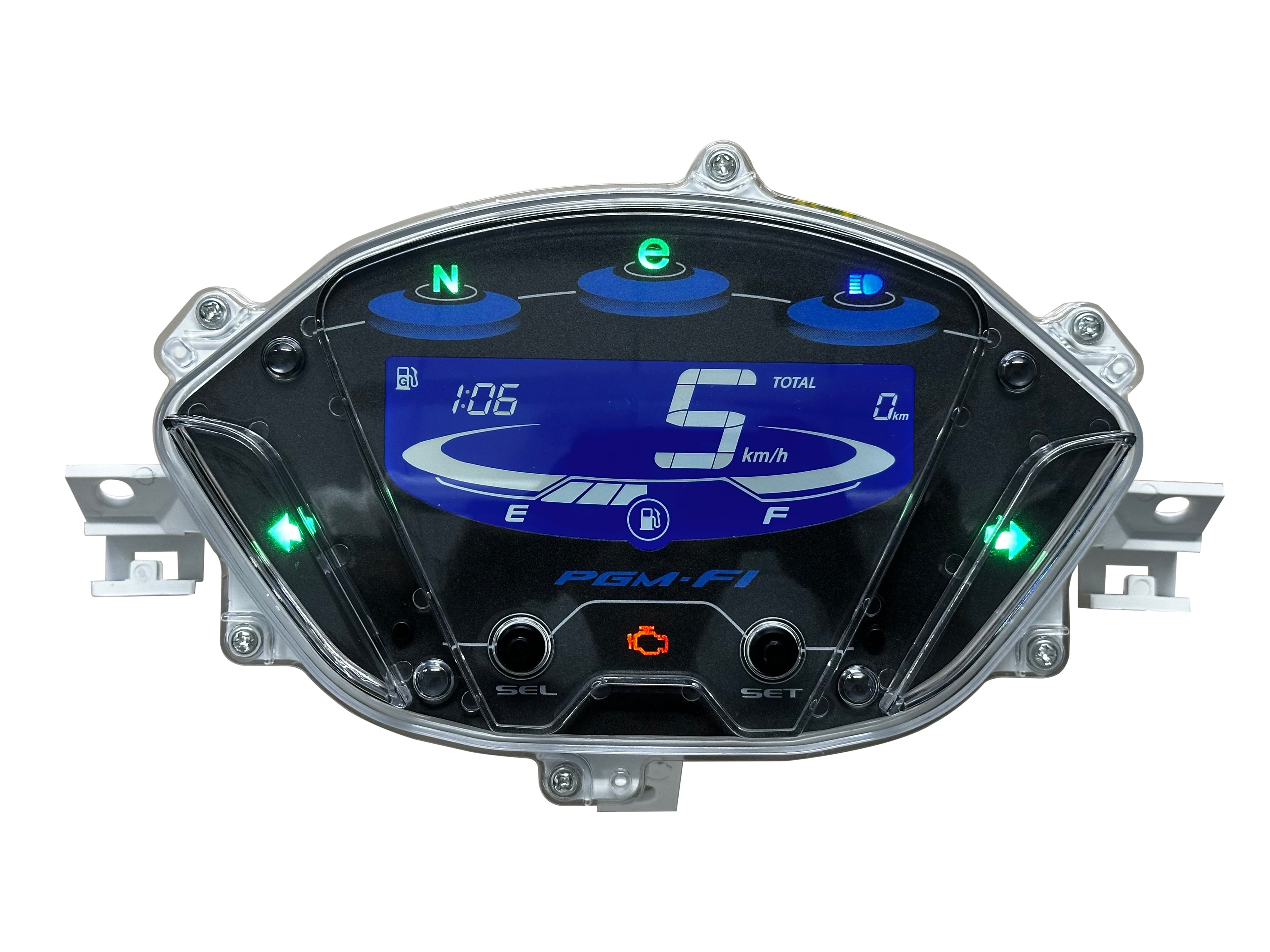digital tablero para moto velocimetro tacometro for（Honda BIZ 125 EX 2018-2024）
