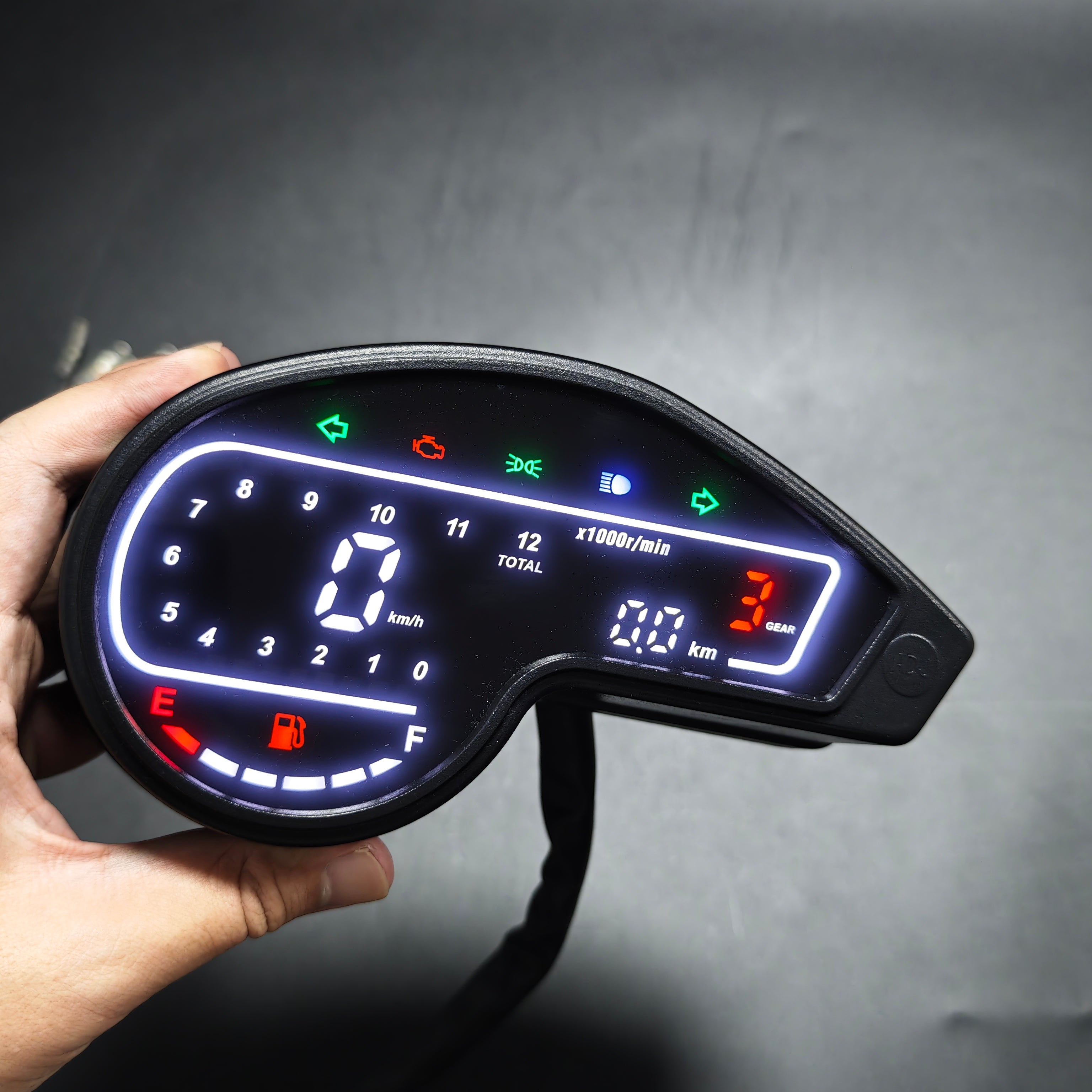 universal digital tablero para moto velocimetro tacometro for（Honda nxr 150,italika DM150 DM200 DM250X,XM200，MRX125, Vento Crossmax200 Bros，honda XR 150， Italika DM200、GILERA SAHEL 150、Vento Crossmax 250、KATANA SMX 200、Empire Keeway TX150）