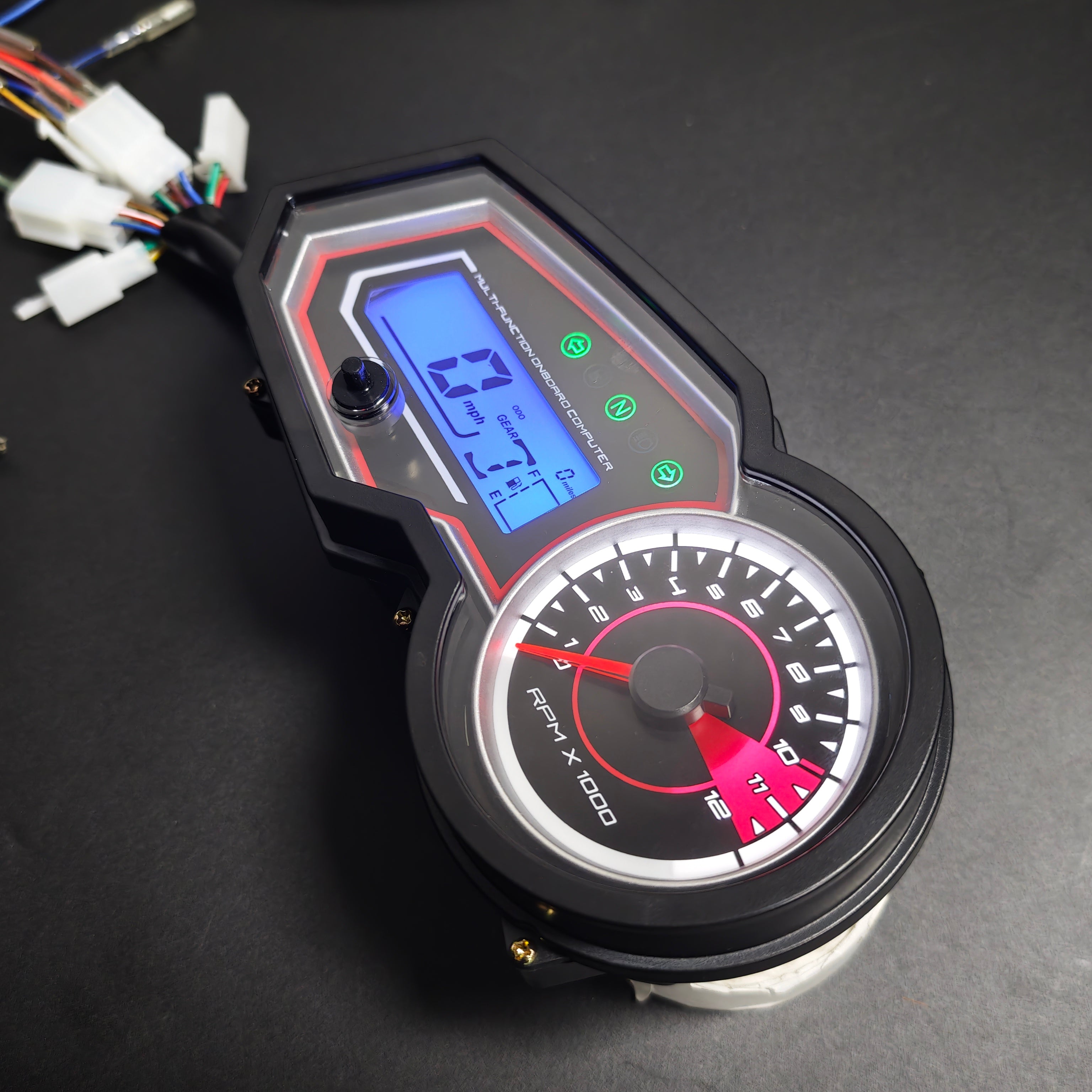 digital tablero para moto velocimetro tacometro for（Vento Lithium 190 cc、 Lithium 150、Hornet GT 200、Mondial 180 Z ONE S 2014-2019、Lexmoto zsx 125cc、Wanxin Rebel 200 2022、Ryuka RK200、FREEDOM F51、Tablero NEXUS 150CG、Akt Ttr 180）