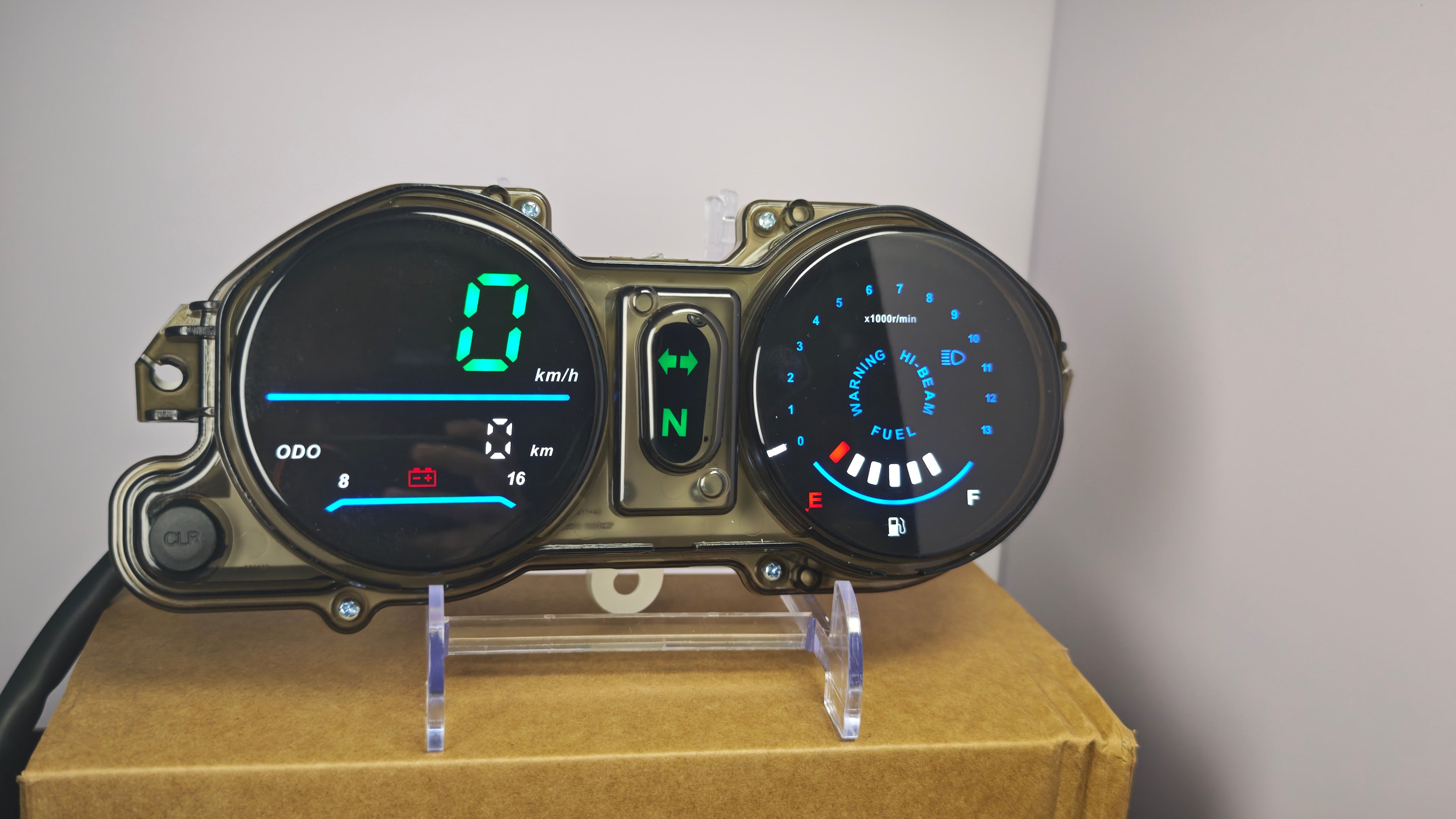 universal digital tablero para moto velocimetro tacometro for （Titan 150 ESD 2009 CG tatan 150 painel honda titan mix 150）