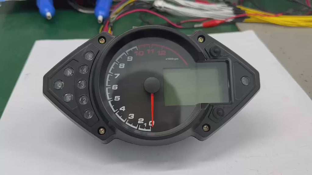 digital tablero para moto velocimetro tacometro for（Keeway RKS 100cc 2v、 RKS 125、 Benelli VLM 150、 Vigorey VLR 200、 Keeway RSK 150、  Keeway RKS 150 GS poste）r