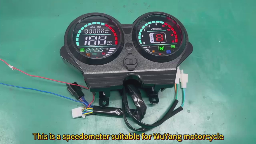 digital tablero para moto velocimetro tacometro for （Honda CG 125 deluxe、Honda CG 125 DLX、Italika Forza 150 FT150 Gts、haojue Xpress 125、MOTOTAXI 150、Land Roys RICO LR 150-28、zongshen zs-150、zongshen Chambera 150、zongshen RX150、haojin 200）