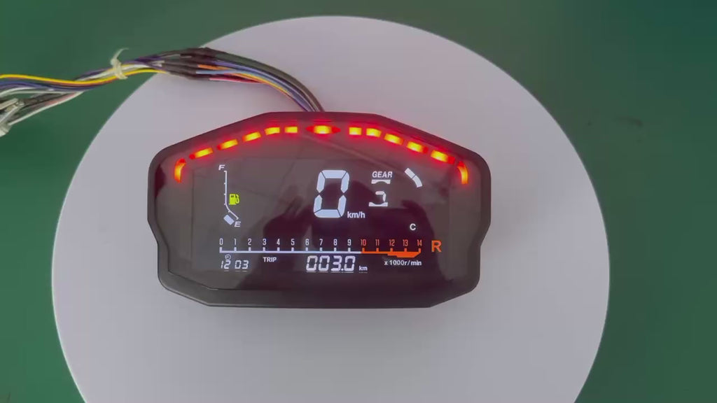 universal digital tablero para moto velocimetro tacometro for（Ducati，Kawasaki，Yamaha，Bera BR150, TX200, Arsen 150, Skygo 150，Honda CG125/150, Titan, CGL, XR，UM, Empire Keeway）