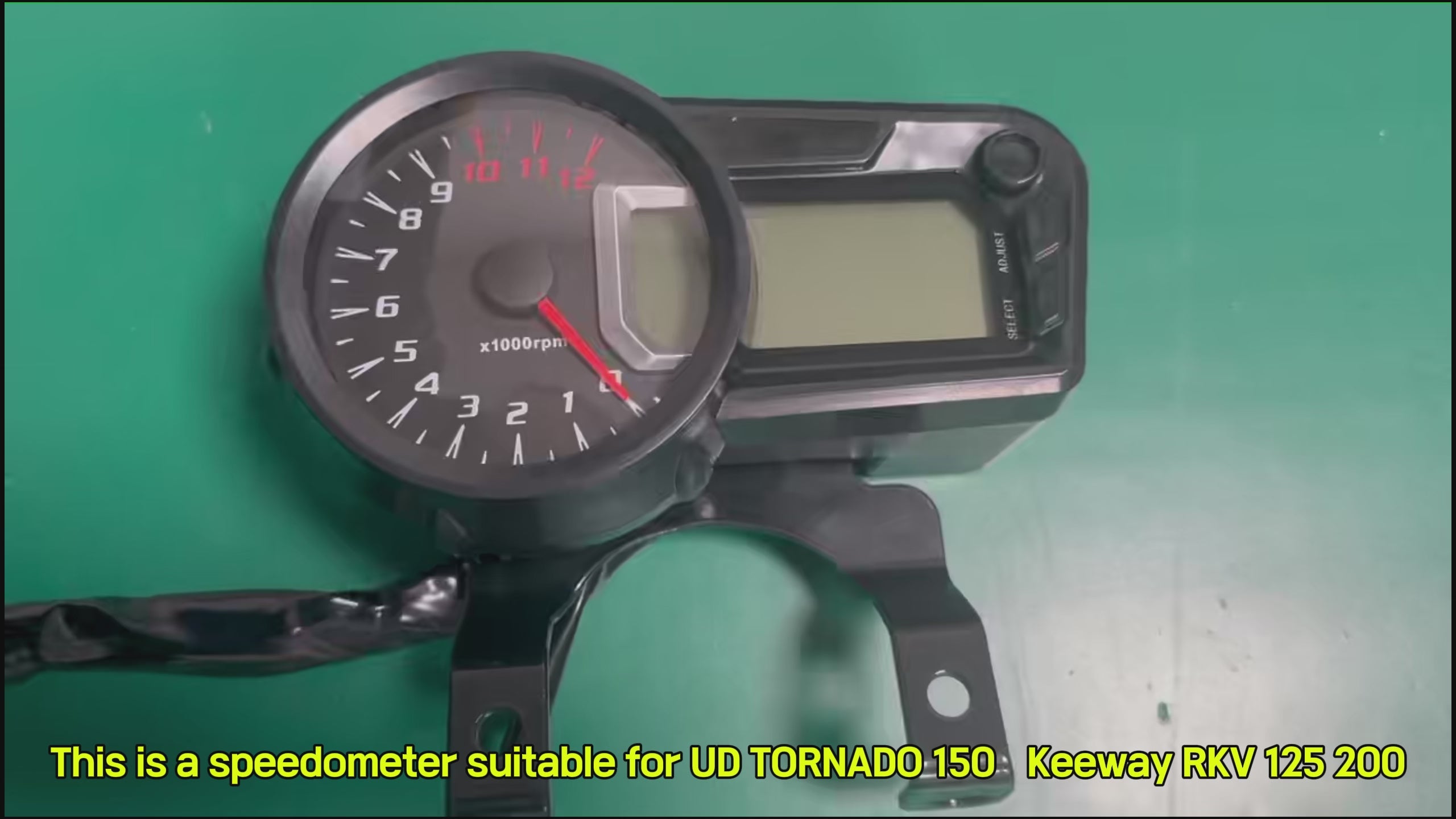 digital tablero para moto velocimetro tacometro for（Keeway RKV 125 200、Benelli vlx 150\Junak 125 S、vento tornado 300、keeway 150 rk、Vento Tornado 250）