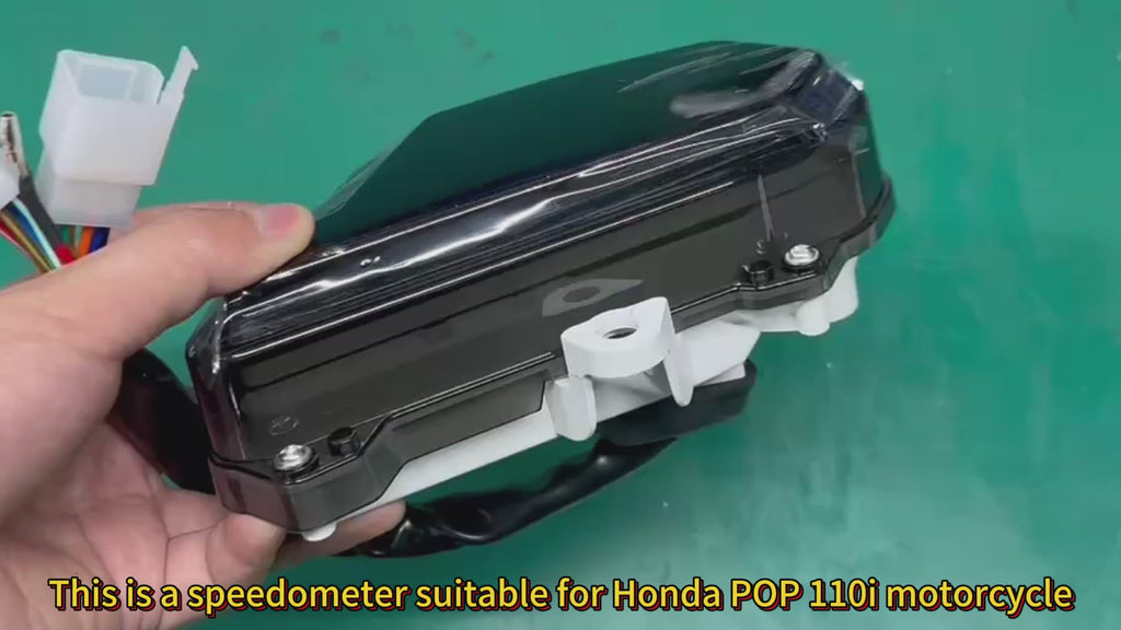 digital tablero para moto velocimetro tacometro for（Honda POP110i）